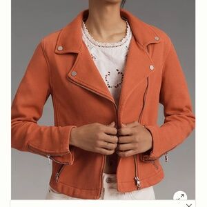 Anthropologie The Saige Moto Jacket NWT